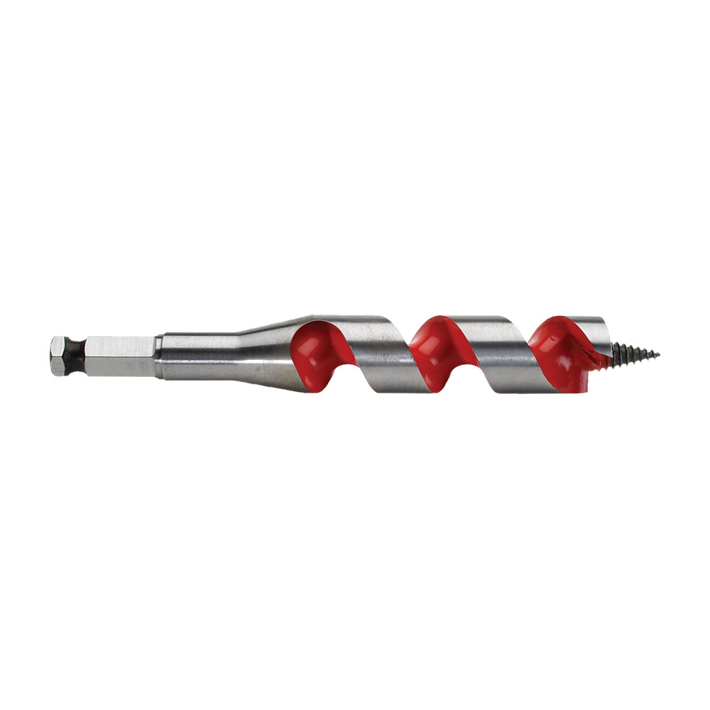 48-13-0873 Short Ship Auger Bit, 7/8 in Dia, 6 in OAL, 3 in L Wide Flute, 7/16 in Shank