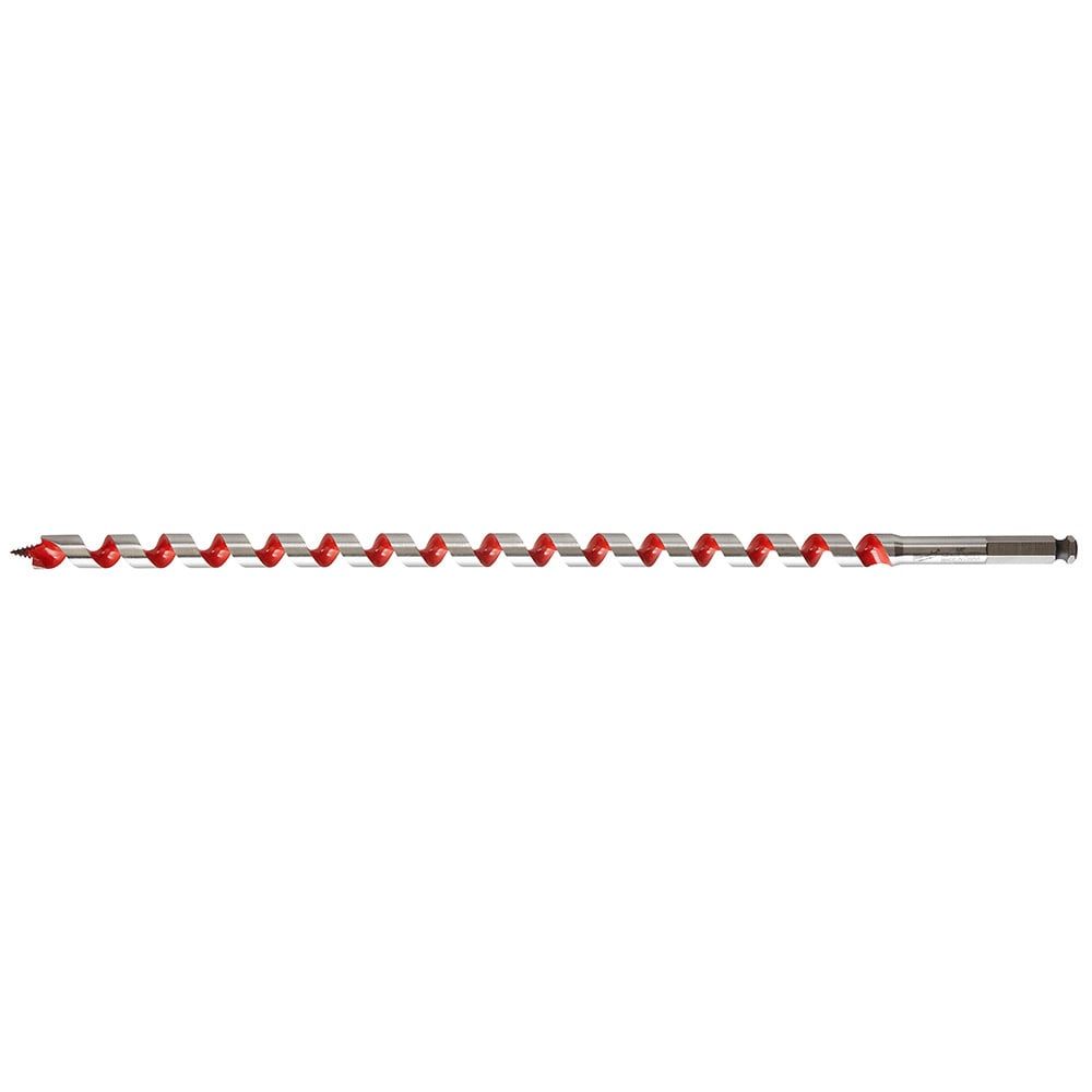 48-13-5620 Heavy Duty Solid Center Ship Auger Bit, 5/8 in Dia, 18 in OAL, 15 in L Spiral Flute, 7/16 in Shank