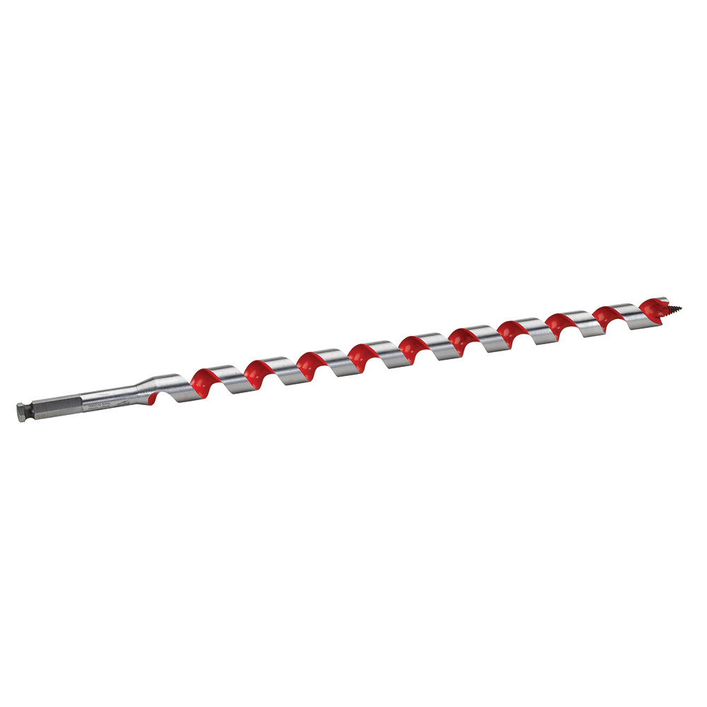 48-13-5870 Heavy Duty Solid Center Ship Auger Bit, 7/8 in Dia, 18 in OAL, 15 in L Spiral Flute, 7/16 in Shank