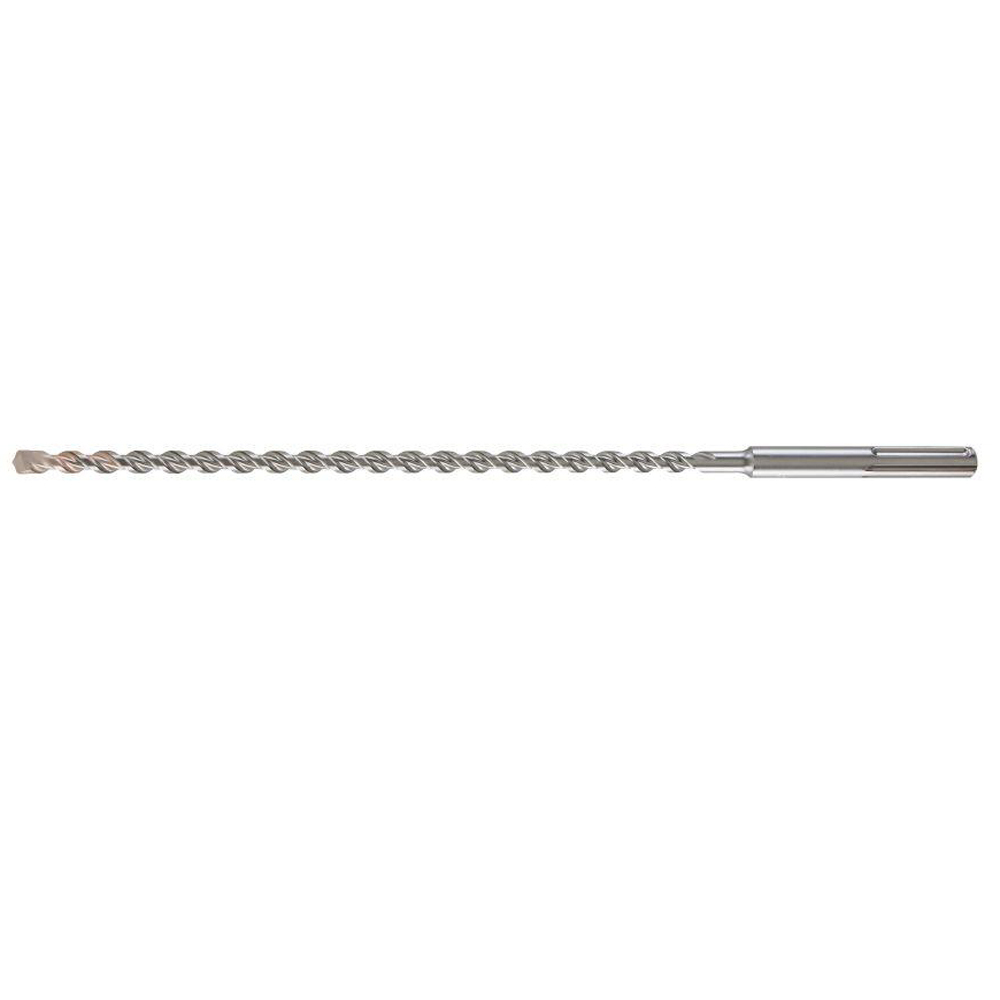 48-20-3912 MX4 2-Cutter Rotary Hammer Drill Bit, 9/16 in Drill Bit, 45/64 in, 16 in D Cutting, Carbide Cutting Edge, 21 in OAL