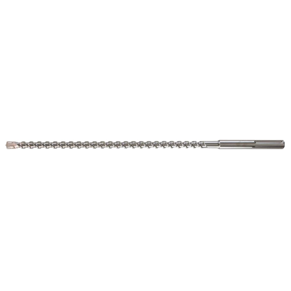 48-20-3956 MX4 4-Cutter Rotary Hammer Drill Bit, 1 in Drill Bit, 45/64 in, 31 in D Cutting, Carbide Cutting Edge, 36 in OAL