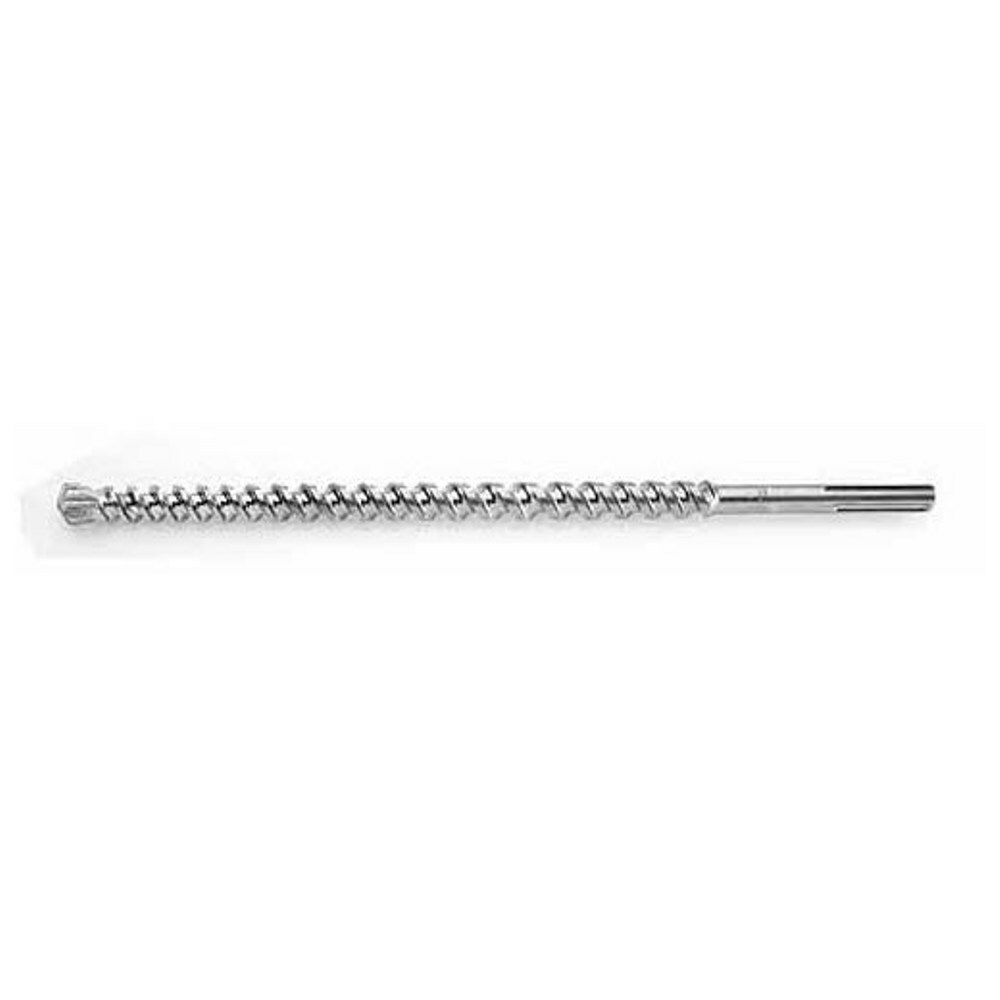 48-20-3966 4-Cutter Rotary Hammer Drill Bit, 1-1/8 in Drill Bit, 45/64 in SDS-Max Shank, 16 in D Cutting, Carbide Cutting Edge, 21 in OAL