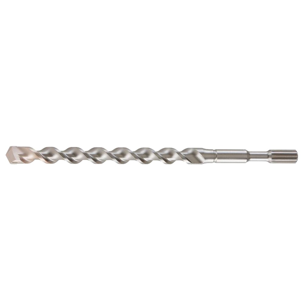 48-20-4087 2-Cutter Rotary Hammer Drill Bit, 7/8 in Drill Bit, 3/4 in Spline Shank, 10 in D Cutting, Carbide Cutting Edge, 16 in OAL