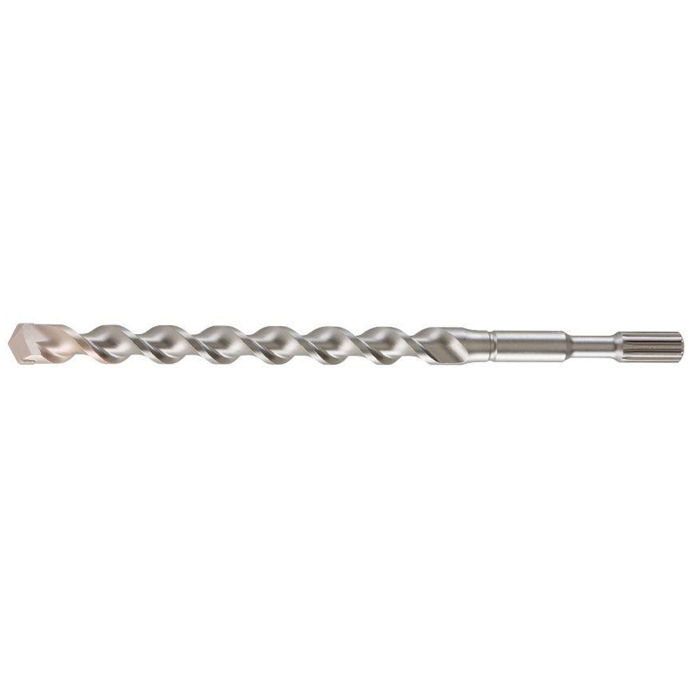 48-20-4125 2-Cutter Rotary Hammer Drill Bit, 1-1/4 in Drill Bit, 3/4 in Spline Shank, 10 in D Cutting, Carbide Cutting Edge, 16 in OAL