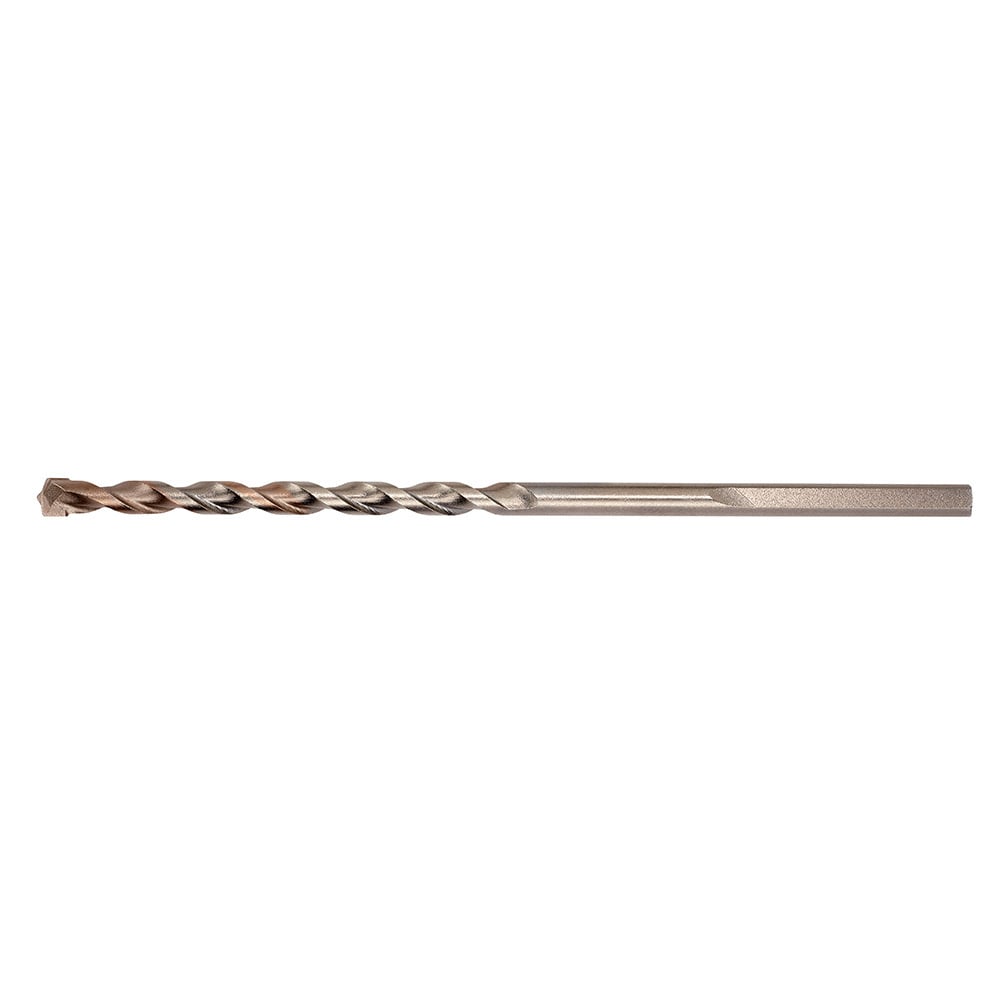 48-20-4385 4-Cutter Rotary Hammer Drill Bit, 1-1/8 in Drill Bit, 3/4 in Spline Shank, 11 in D Cutting, Carbide Cutting Edge, 16 in OAL