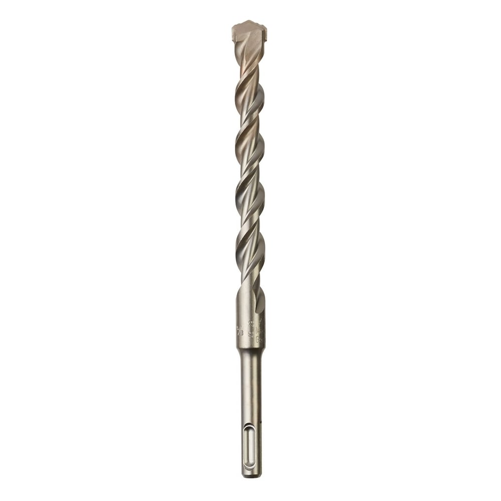 48-20-7072 M12 2-Cutter Heavy Duty Rotary Hammer Drill Bit, 7/8 in Drill Bit, 25/64 in SDS Shank, 10 in D Cutting, Carbide Cutting Edge, 12 in OAL