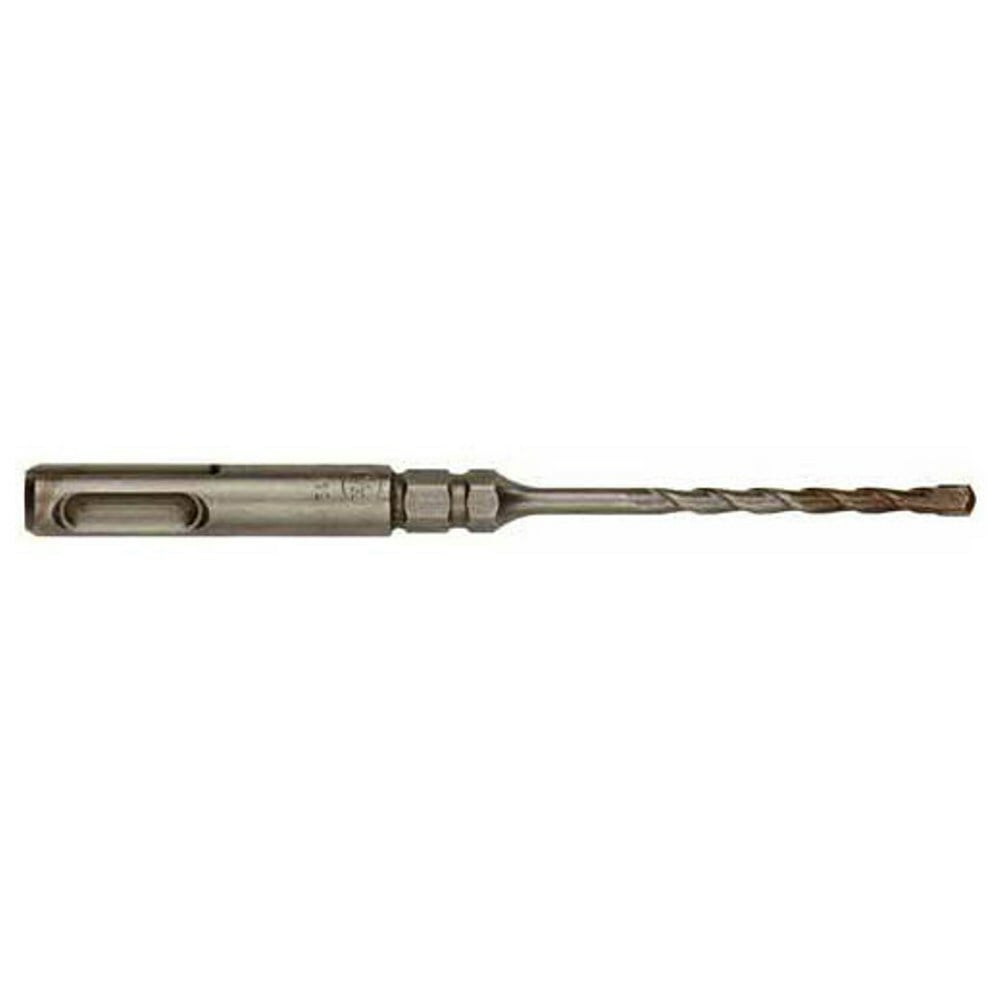 48-20-7091 Tapcon 2-Cutter Rotary Hammer Drill Bit With 1/4 in Hex Shoulder, 5/32 in Drill Bit, 1/4 in SDS Shank, 4 in D Cutting, Carbide Cutting Edge, 7 in OAL