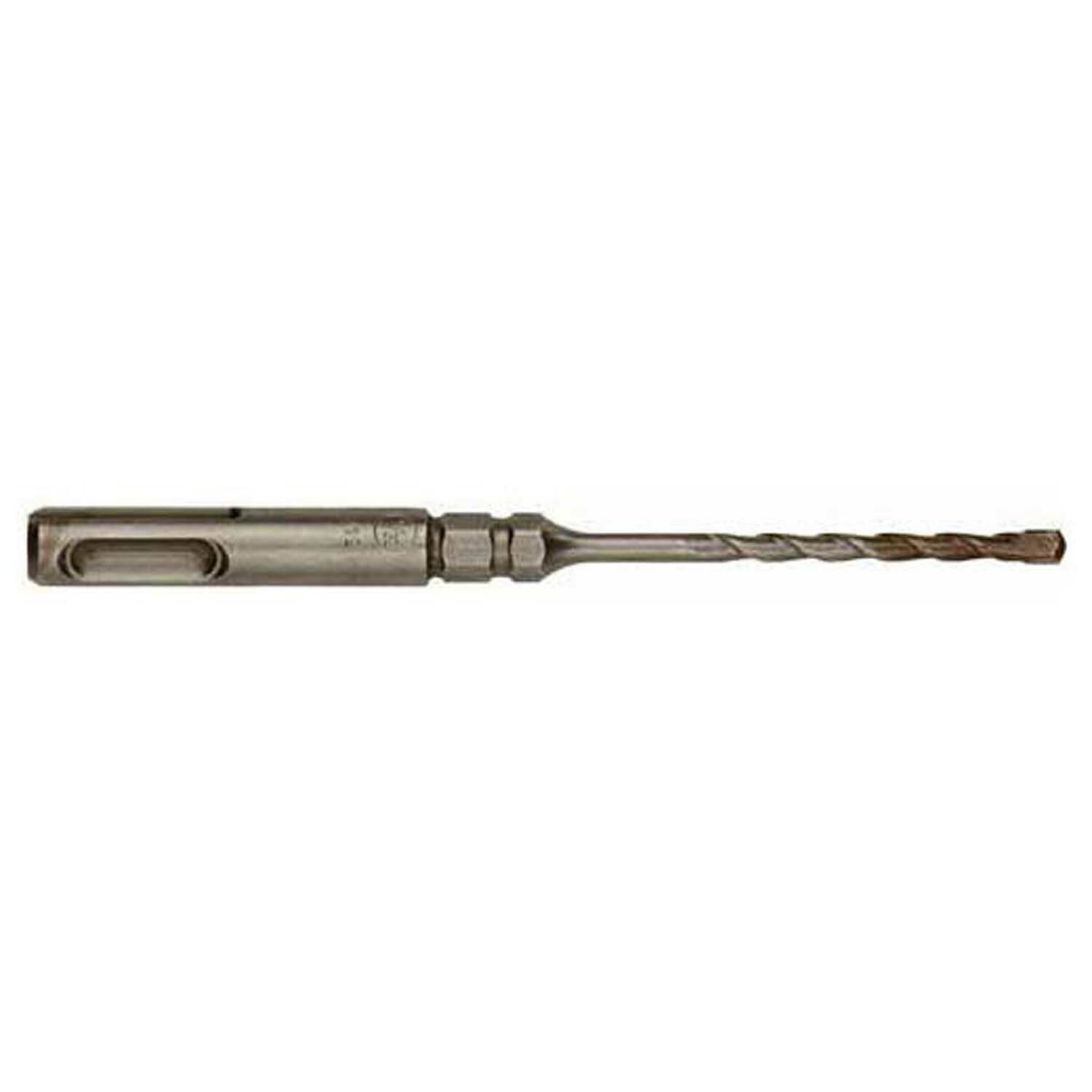 48-20-7191 2-Cutter Rotary Hammer Drill Bit With 1/4 in Hex Shoulder, 5/32 in Drill Bit, 25/64 in SDS Shank, 4 in D Cutting, Carbide Cutting Edge, 7 in OAL