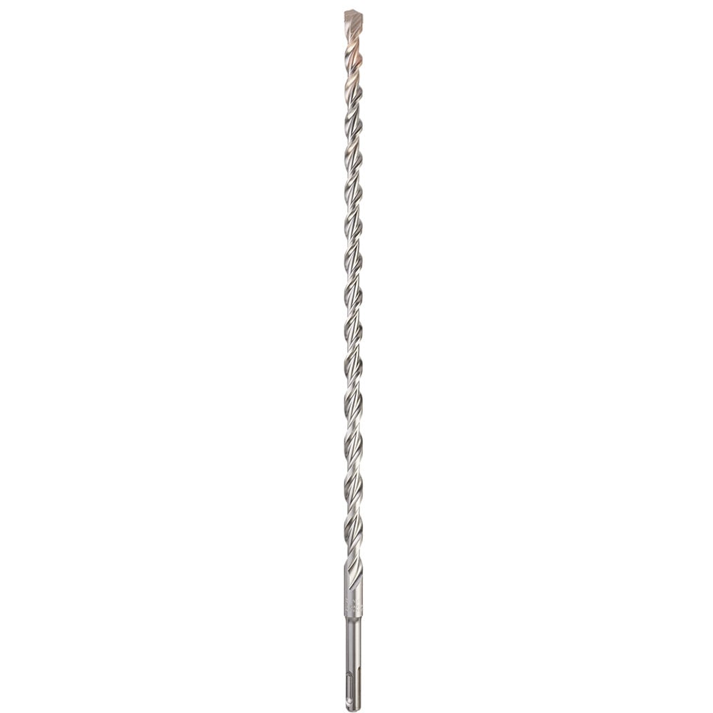 48-20-7477 M12 2-Cutter Single Tip Rotary Hammer Drill Bit, 1/2 in Drill Bit, SDS-Plus Shank, 16 in D Cutting, Carbide Cutting Edge, 18 in OAL