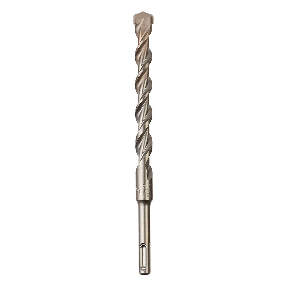 48-20-7602 M12 2-Cutter Single Tip Rotary Hammer Drill Bit, 5/8 in Drill Bit, SDS-Plus Shank, 6 in D Cutting, Carbide Cutting Edge, 8 in OAL