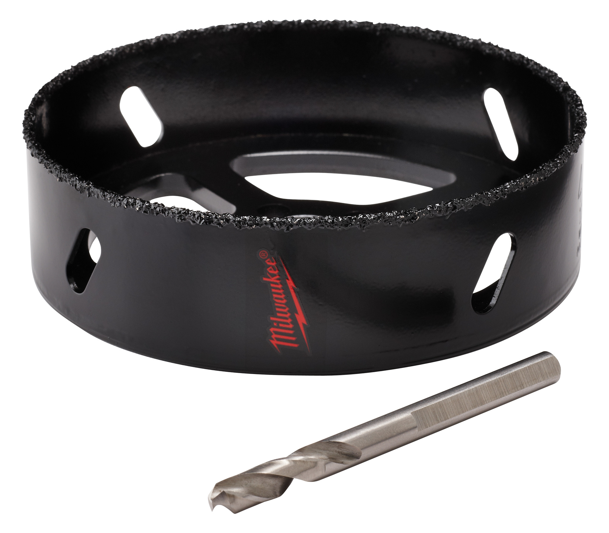 49-56-0315 Continuous Grit Edge Recessed Lighting Hole Saw, 6-7/8 in Dia, 1 in D Cutting, Carbide Cutting Edge, 5/8-18 Arbor