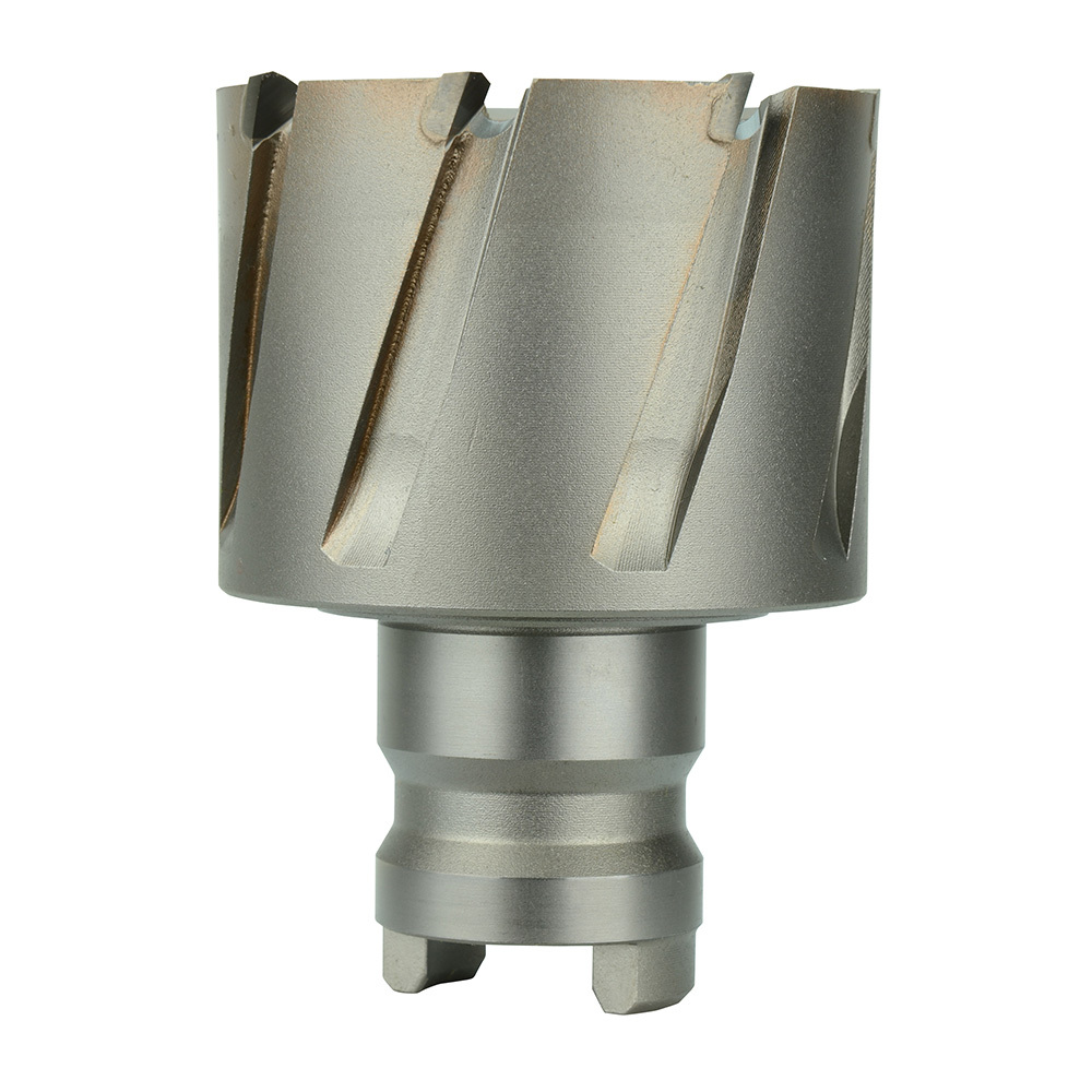 49-57-1502 Tang Drive Annular Cutter, 1-1/2 in Dia Cutter, 1 in D Cutting, Uncoated, Quick-Change Shank