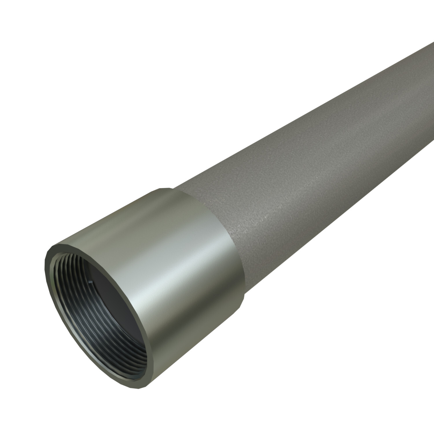 103069 Rigid Conduit Pipe, 3/4 in Trade, 1.05 in OD, 10 ft L, Steel