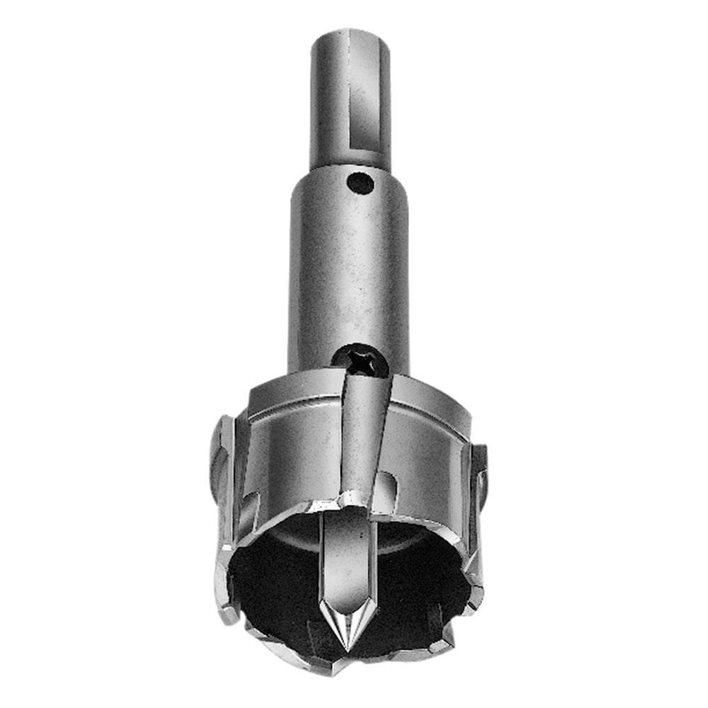 49-57-8068 Steel Hawg 1-Piece Annular Cutter, 11/16 in Dia Cutter, 1/2 in D Cutting, Carbide, 3-Flat Shank