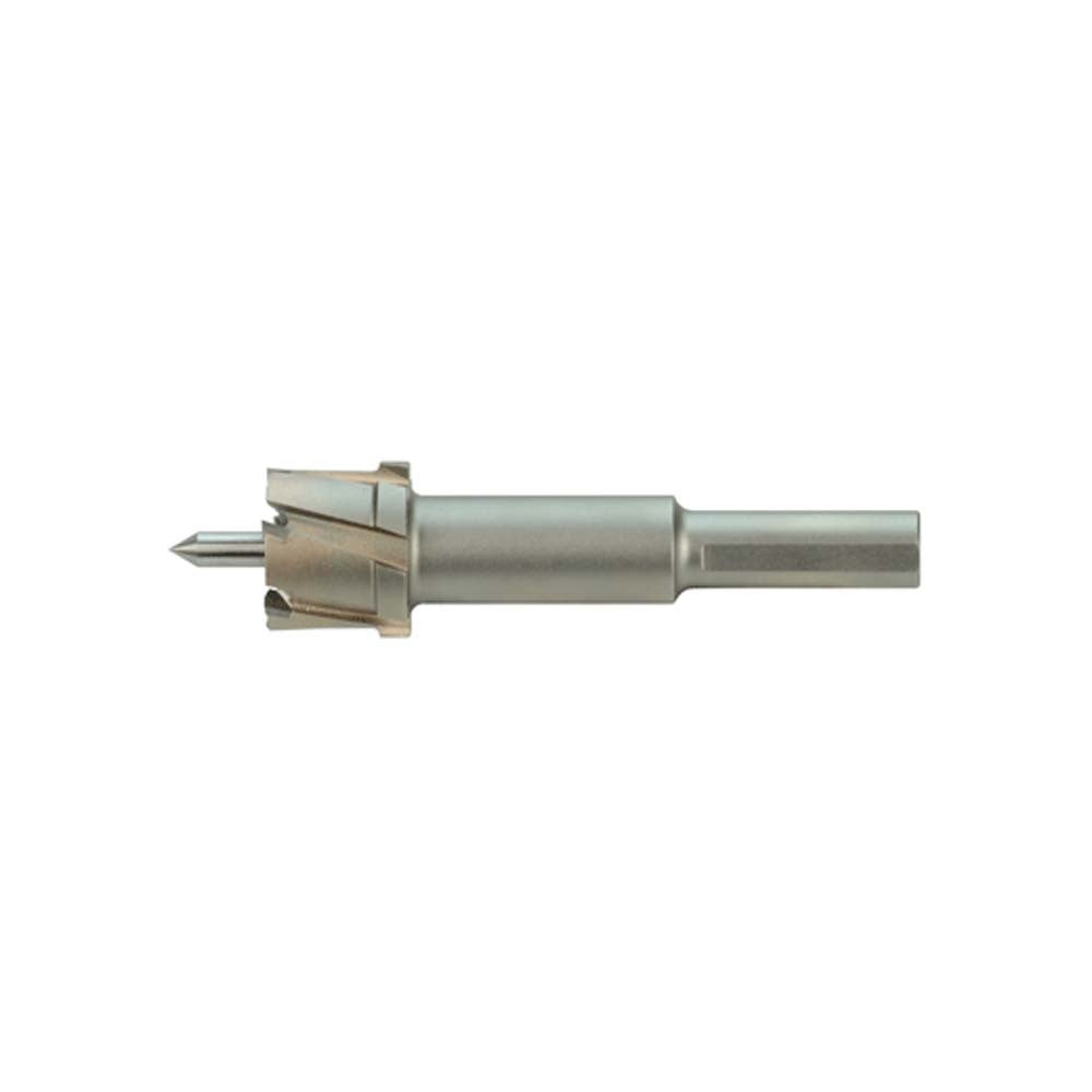49-57-8081 Steel Hawg 1-Piece Annular Cutter, 13/16 in Dia Cutter, 1/2 in D Cutting, Carbide, 3-Flat Shank