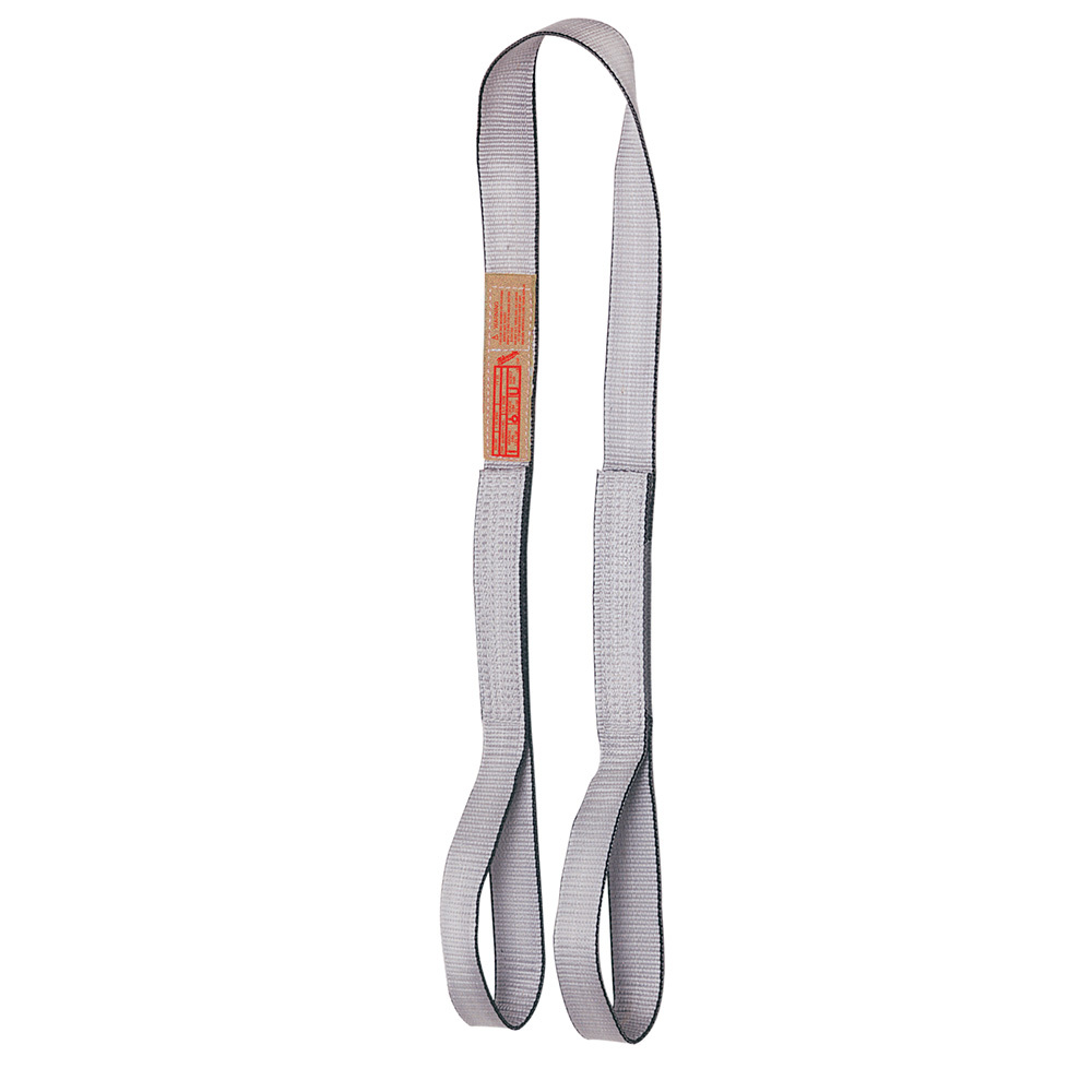 49-58-0060 Type 3 Eye and Eye Flat Web Sling, 10 ft L x 2 in W, 3200 lb, Nylon
