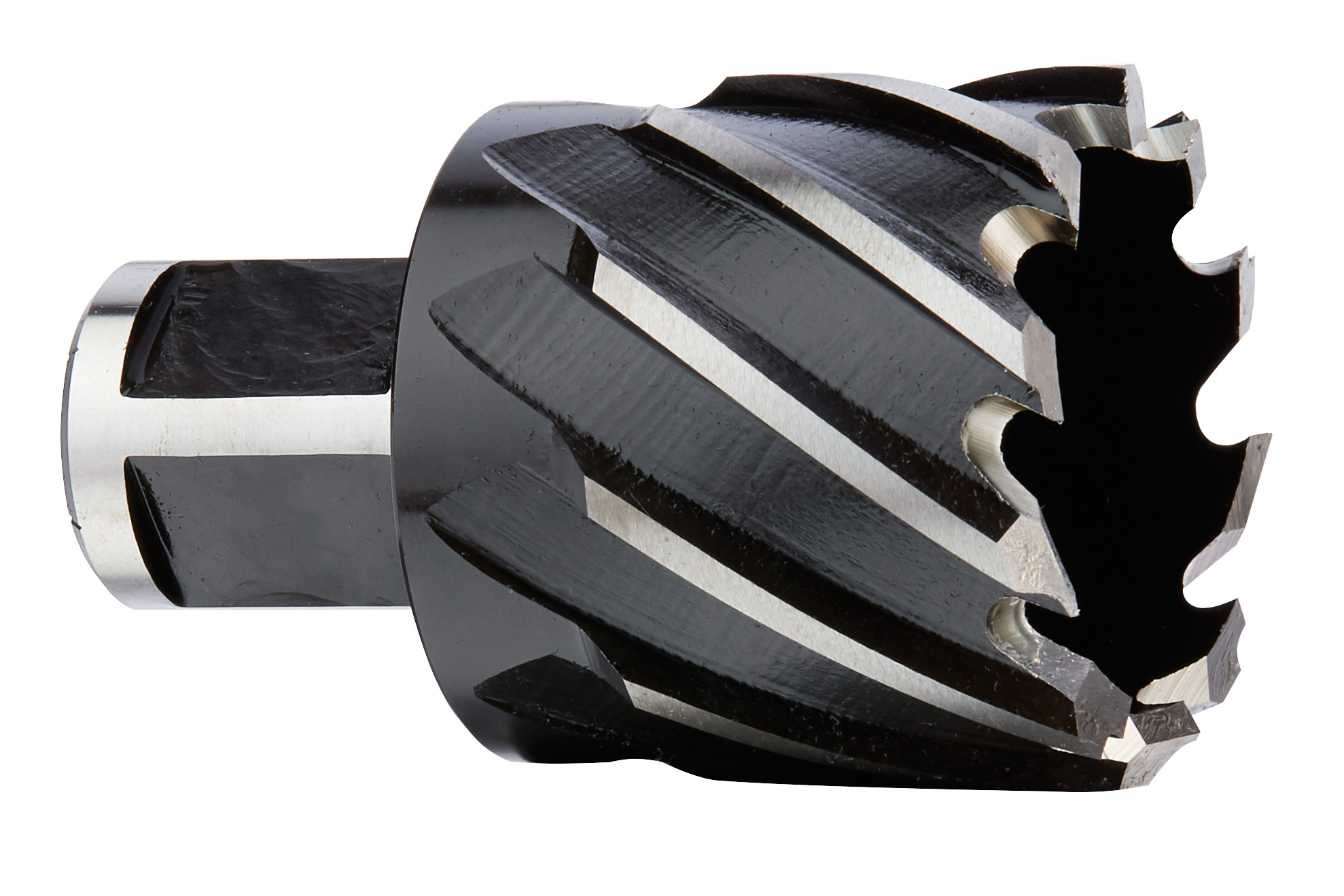 49-59-1375 Annular Cutter, 1-3/8 in Dia Cutter, 1 in D Cutting, HSS, Black Oxide, Weldon Shank