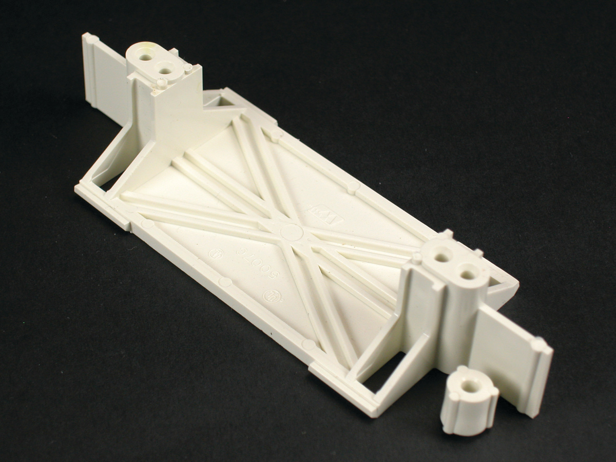 WMD5007C Electrical Non-Metallic Device Bracket, For Use With 5000 Series Raceway, PVC/Wood Veneer