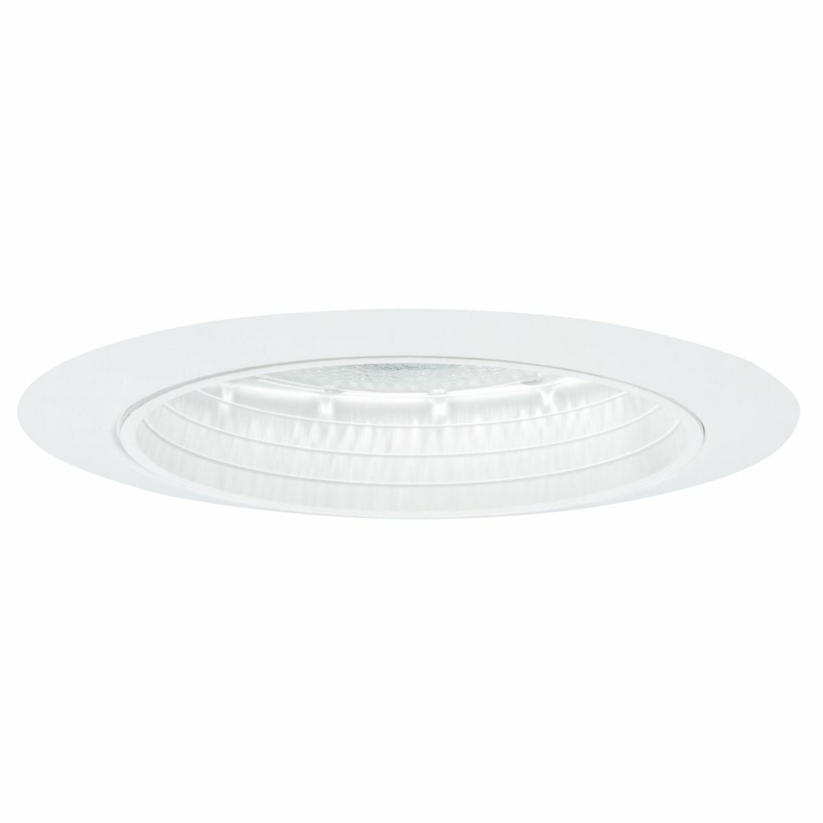 5010W Halo 5010 Parabolic Round Lighting Trim, 5 in Dia Inside x 6-3/8 in Dia Outside, Incandescent Lamp, For Use With H5 Housing, Metal