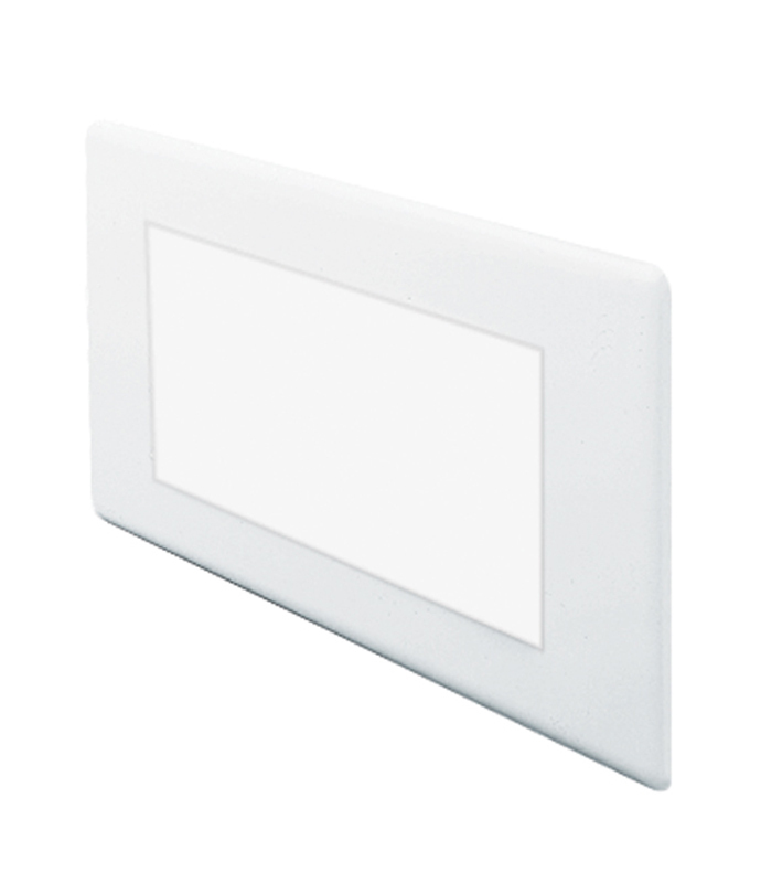 104 WH Night Step Diffuse Lensed Trim, Incandescent Lamp, For Use With ICTC113 Housing
