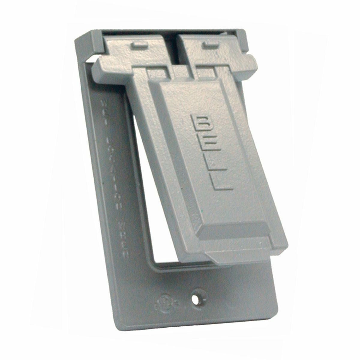 5103-5 Weatherproof Cover, 2.813 in W x 0.797 in D, Aluminum