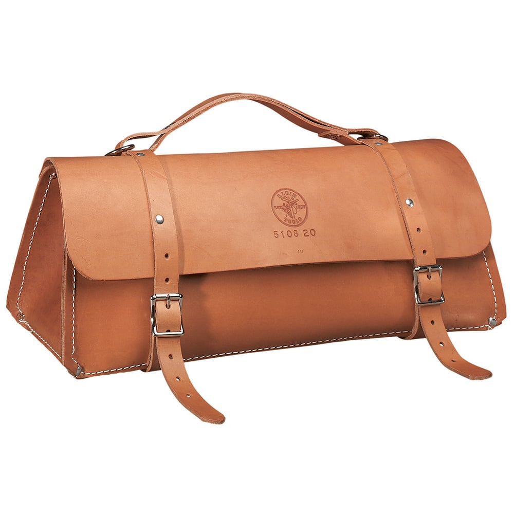 5108-24 Deluxe Tool Bag, Leather, Tan