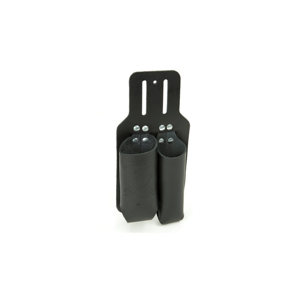 5118R Slotted Plier and Rule Holder, Leather, Black