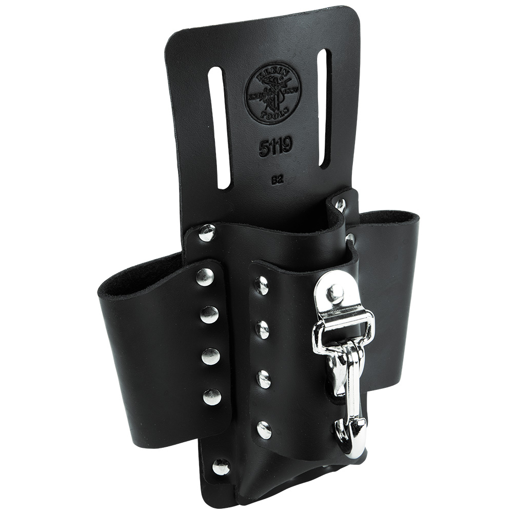 5119 4-Pocket Tool Pouch, Leather, Black