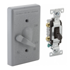 One Gang Gray Device Mount Switch Cover, DP 120-277VAC, 20A
