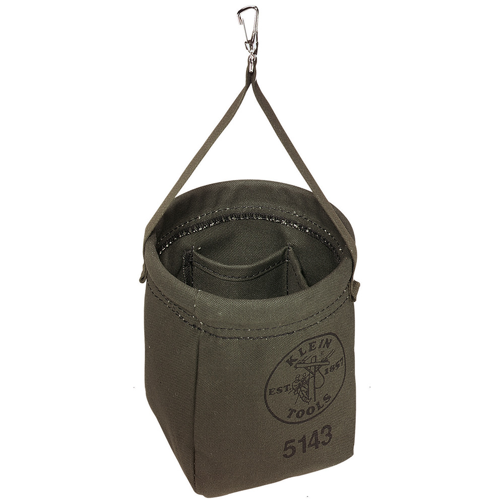 5143 Tapered Bottom Bag, #10 Canvas, Black