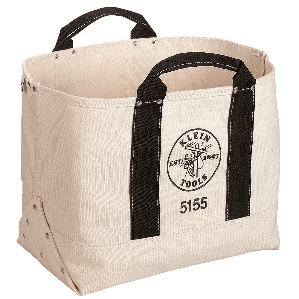 5155 Heavy Duty Tool Bag, #6 Canvas, White