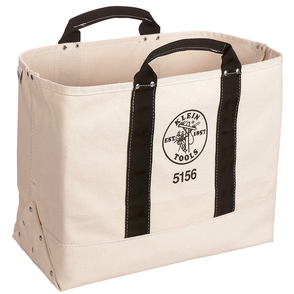 5156 Heavy Duty Tool Bag, #6 Canvas, White