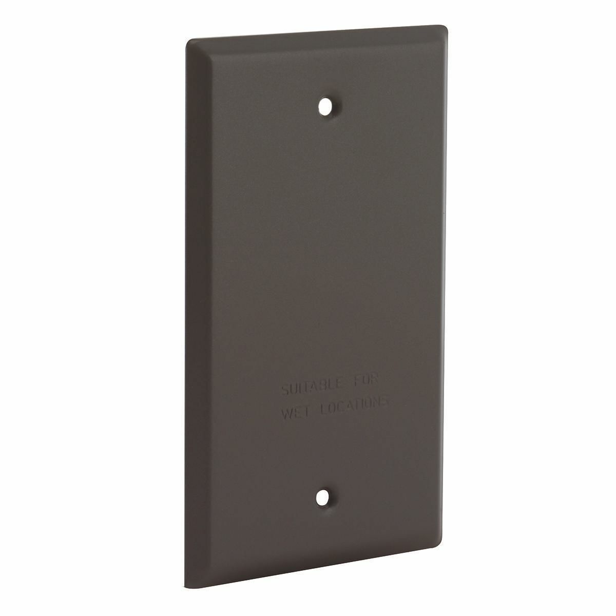 5173-2 Blank Cover, 2.781 in L x 2-25/32 in W, Die Cast Aluminum