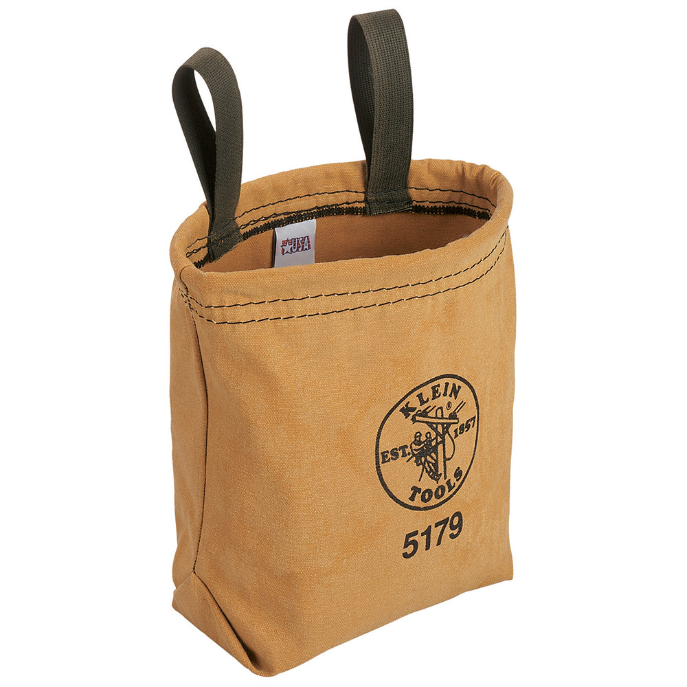 5179 1-Piece Water Repellent Tool Pouch, Canvas, Tan