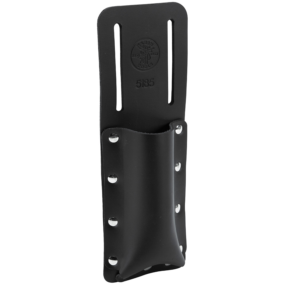 5185 Slotted Knife Holder, Leather, Black