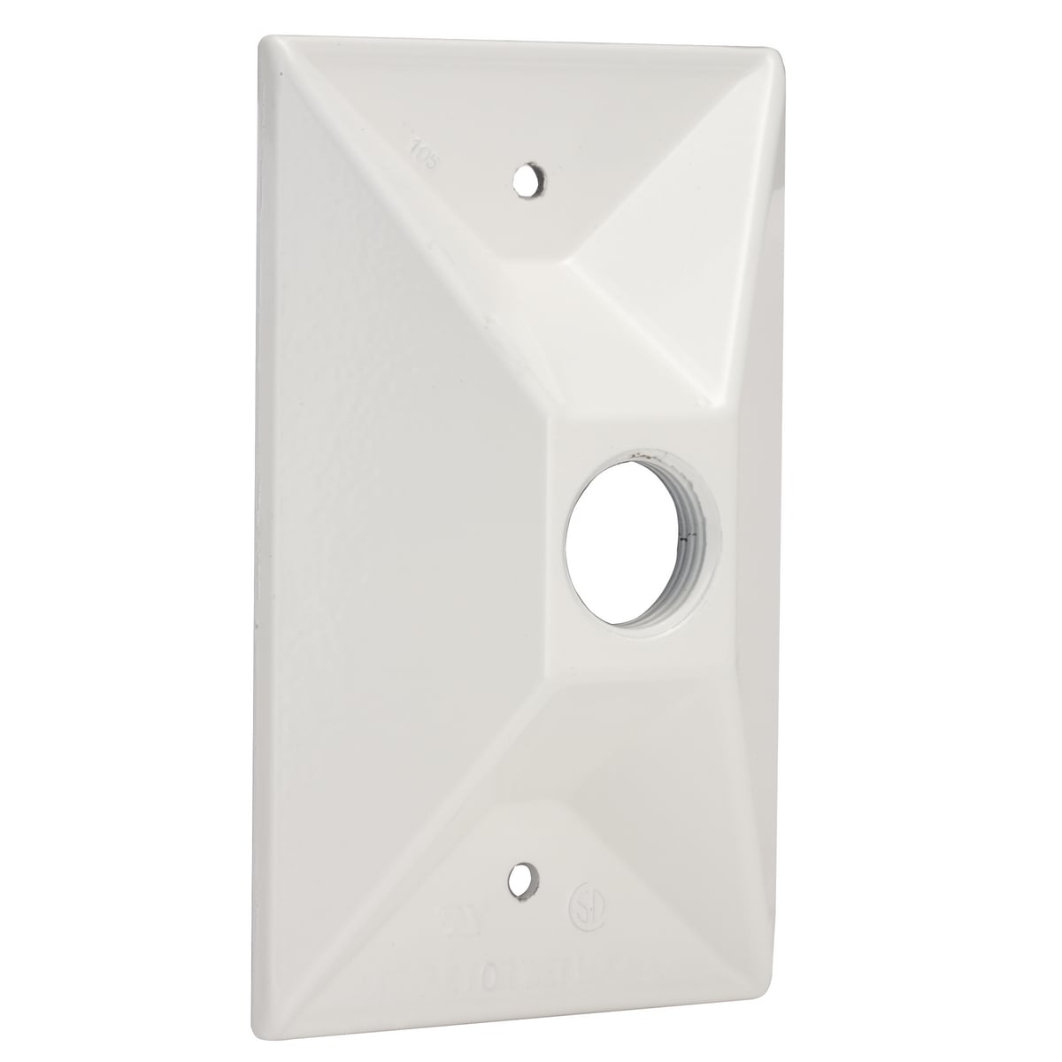 5186-1 Weatherproof Cluster Cover, 2-27/32 in L x 4-19/32 in W x 1.063 in D, Lampholder/Cluster Cover, Die Cast Aluminum