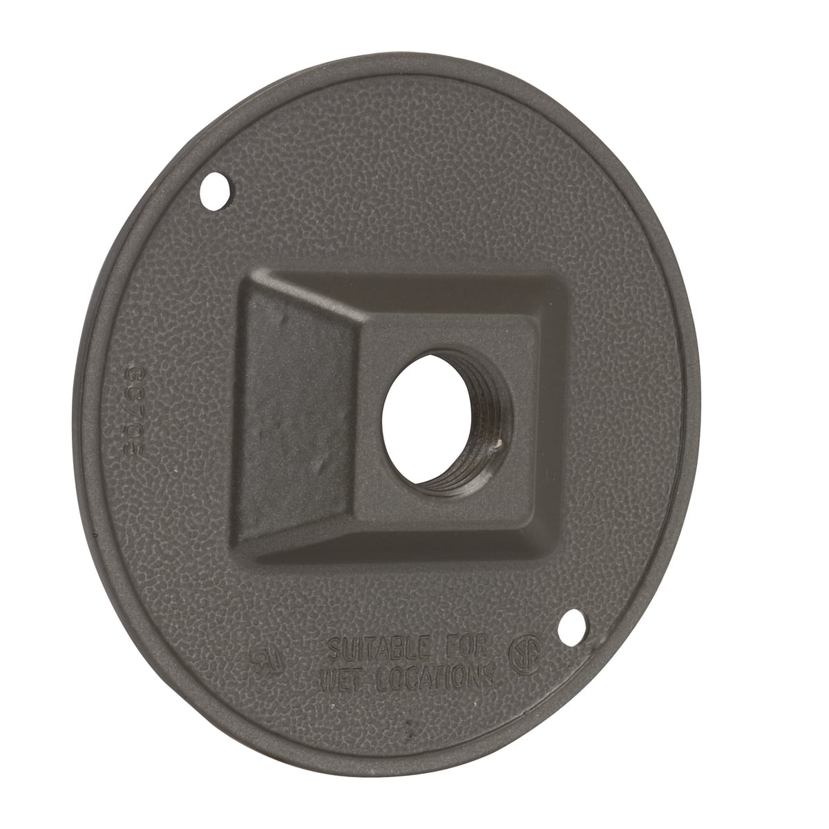 5193-2 Weatherproof Cluster Cover, 4-1/8 in Dia, Die Cast Aluminum