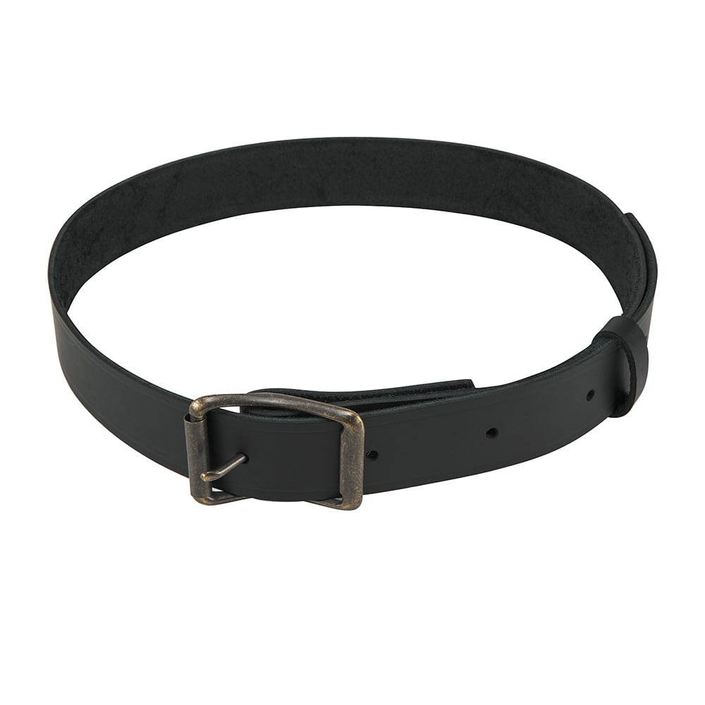 5202L Heavy Duty General Purpose Belt, Size L, Leather, Black