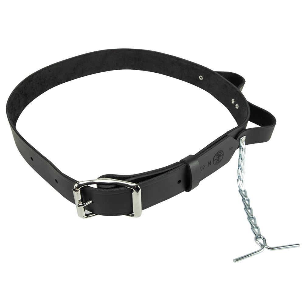 5207M Heavy Duty Electricians Tool Belt, Size M, Leather, Black