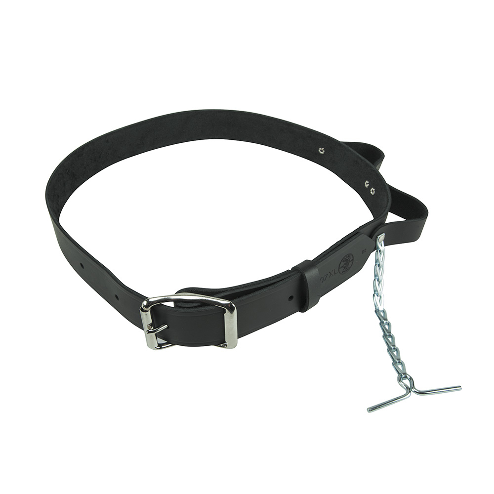 5207XL Heavy Duty Electricians Tool Belt, Size XL, Leather, Black
