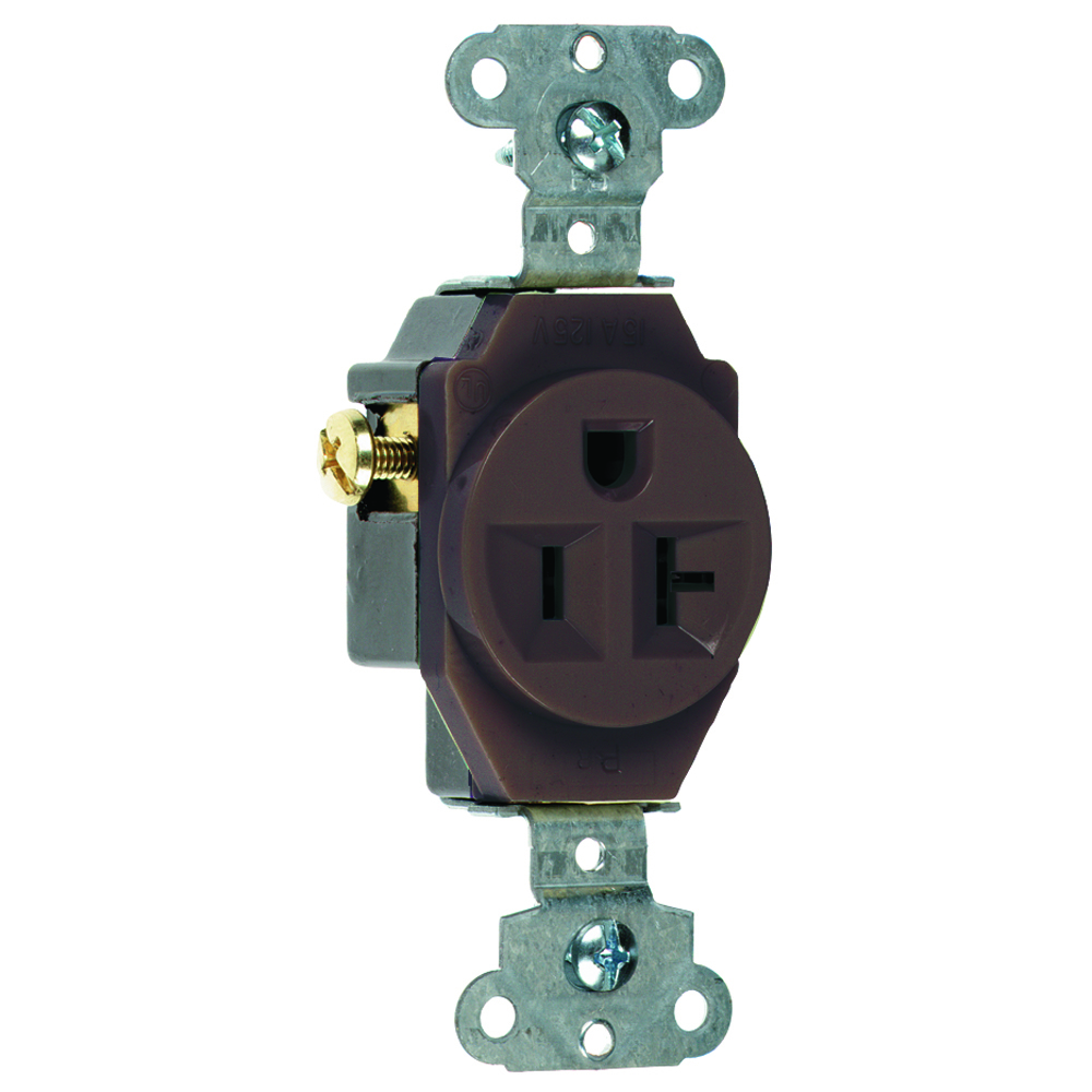5351 Heavy-Duty Spec Grade Single Receptacle Side Wire 20 Amp 125V