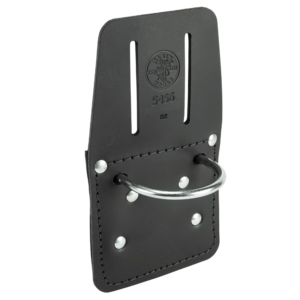 5456 Hammer Holder, 2-1/2 in H x 7-7/8 in W, Leather, Black