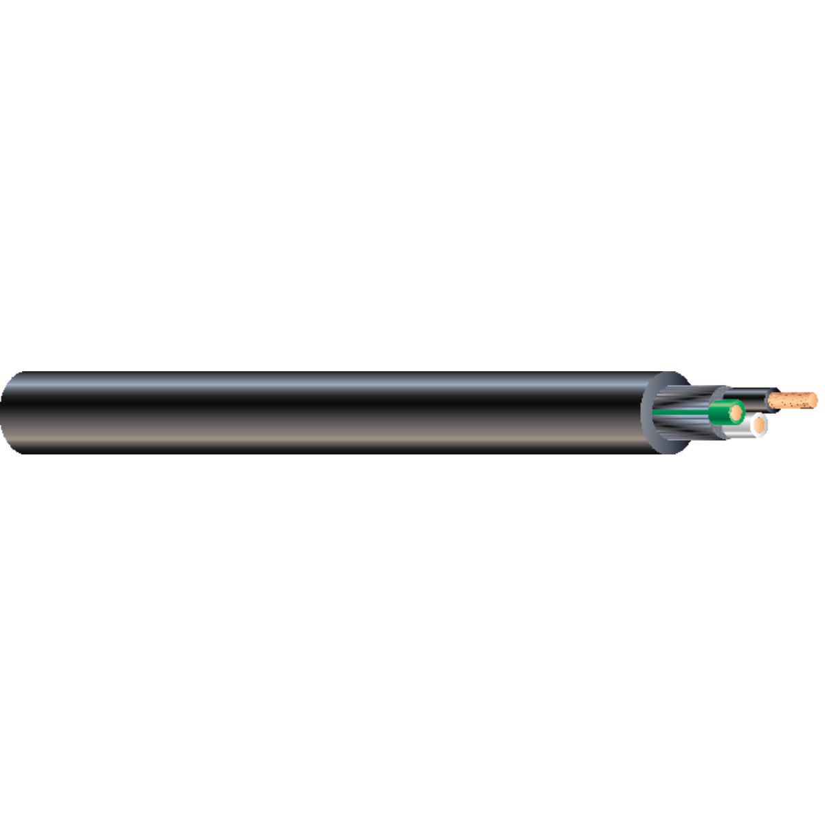300V Seoprene SJEEOW Cord, 14 AWG, 3 Conductors, 41 Stranded, 5000 Foot Reel