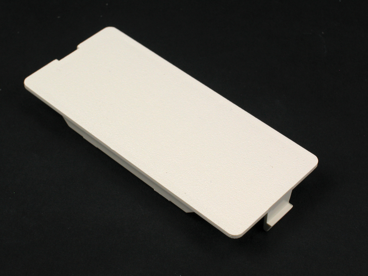 Blank Faceplate; Ivory