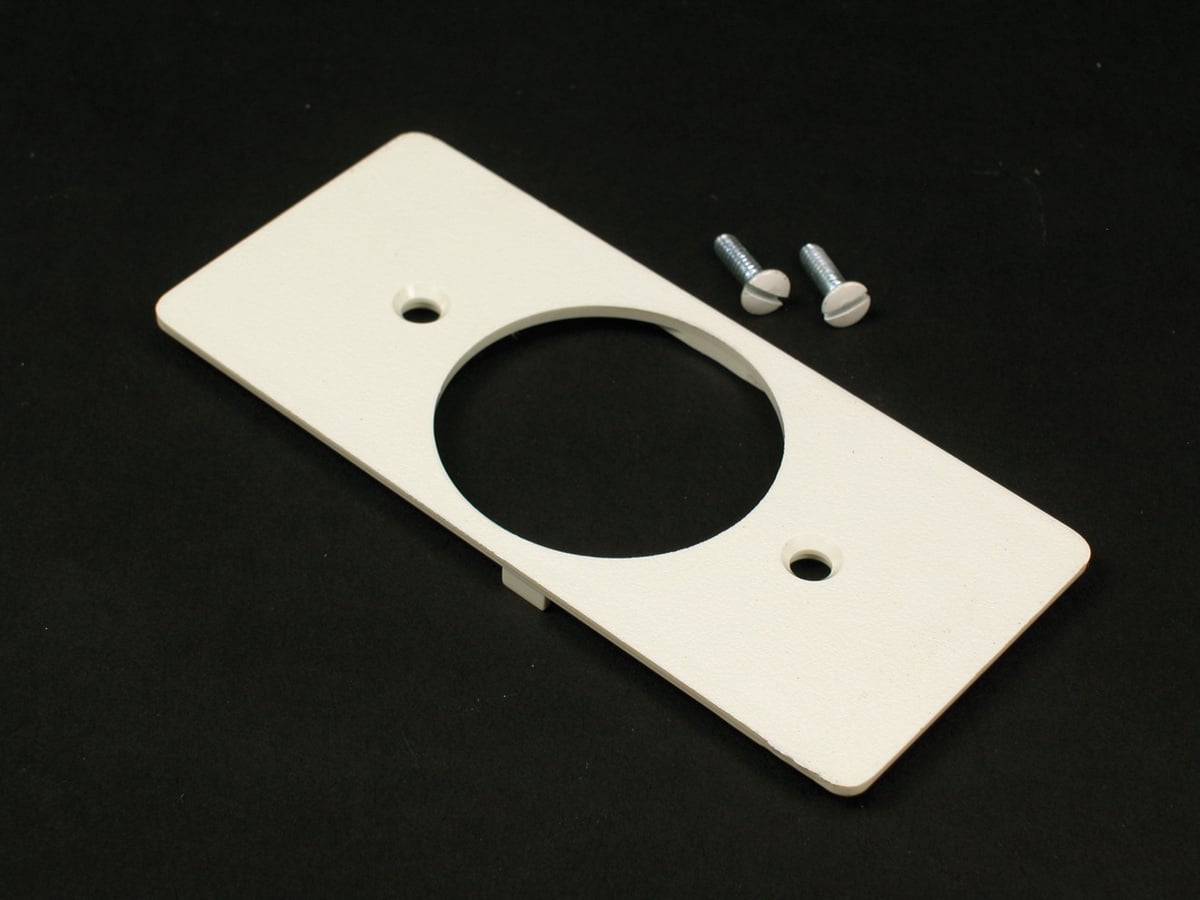 Faceplate, Multi-Channel, Series: 5500/5507, For Use With: Single Receptacle, Raceway, Steel, Gray, 4-1/4 in L x 1-7/8 in W