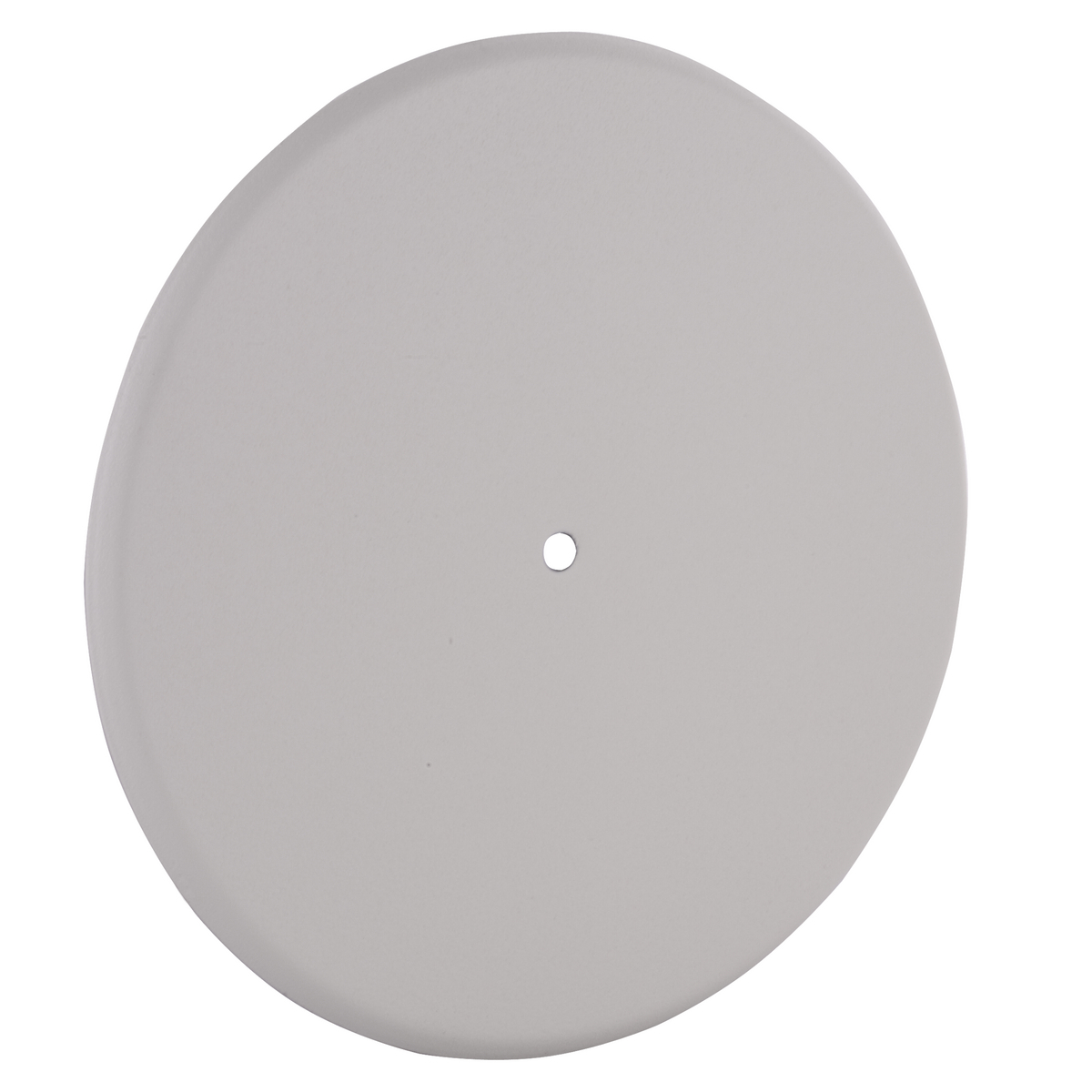 5652-1 Flat Round Closure Plate, 5-1/4 in Dia, Blank Cover, Steel