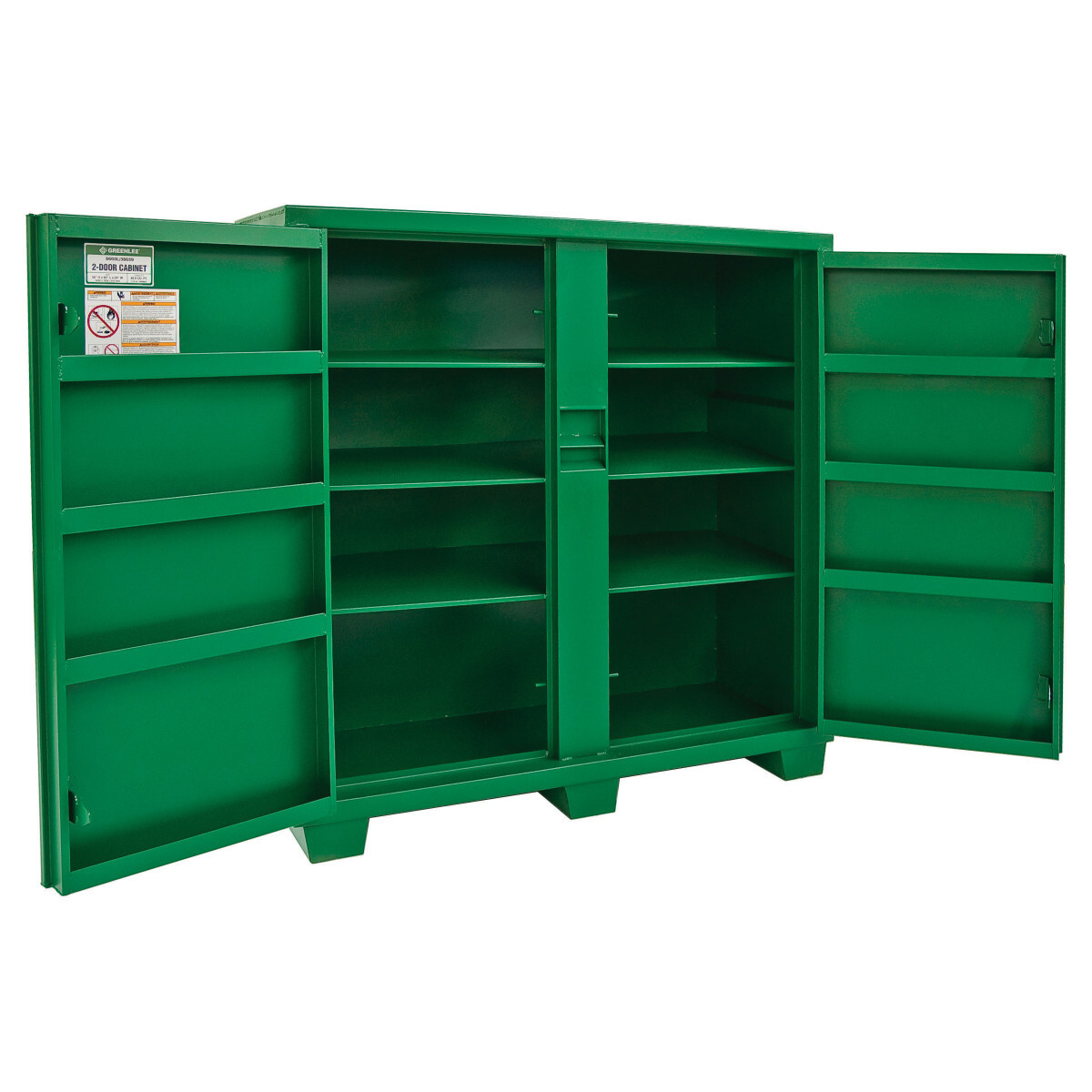 5660L 2-Door Utility Cabinet, 56 in H x 60 in W x 24 in D, 3 in THK