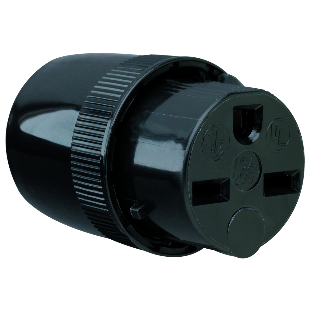5669BK Medium-Duty Dead Front Connector, Black