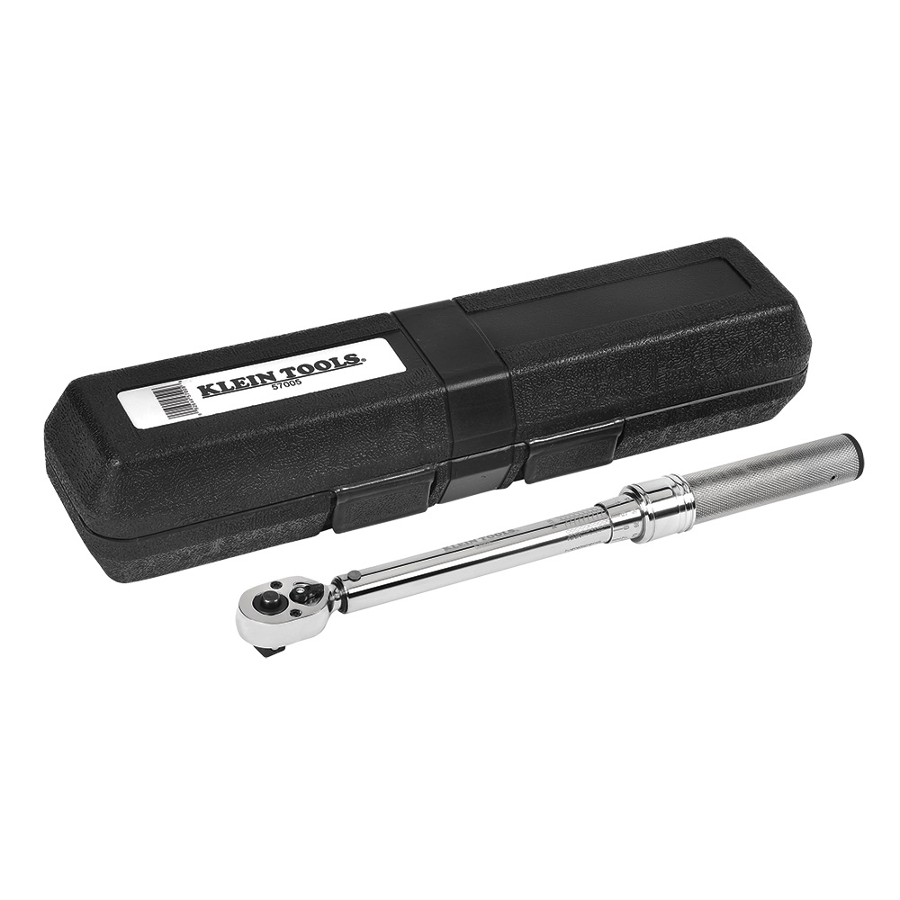 57005 Adjustable Torque Wrench, 3/8 in Drive, 30 to 250 ft-lb, Square Drive Ratchet Head, 10-5/8 in OAL, ASME Specified