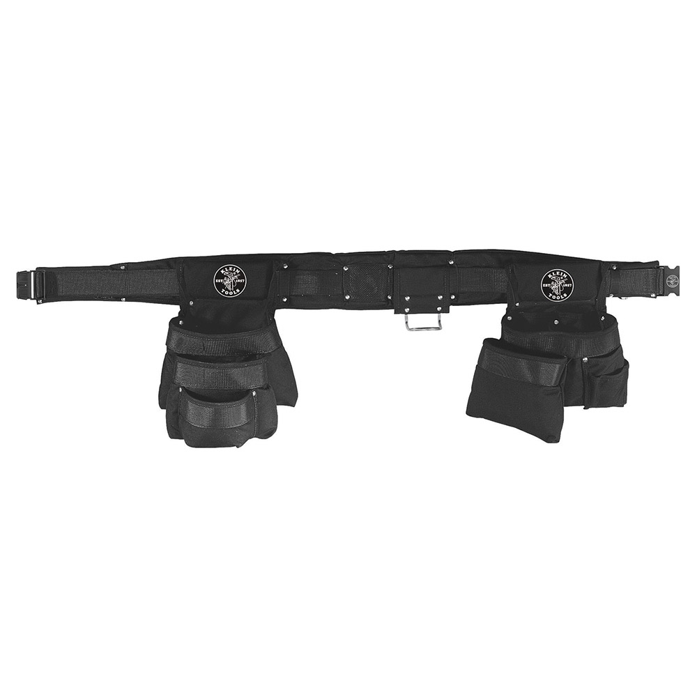 5709XL PowerLine 4-Piece Padded Tool Belt Large Combo Tool Pouch Set, Nylon, Black